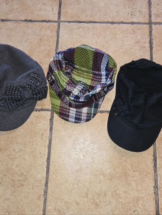 *Bundle*- 3 Cabbie- Cadet- Newsboy- Hats - Picture 1 of 13